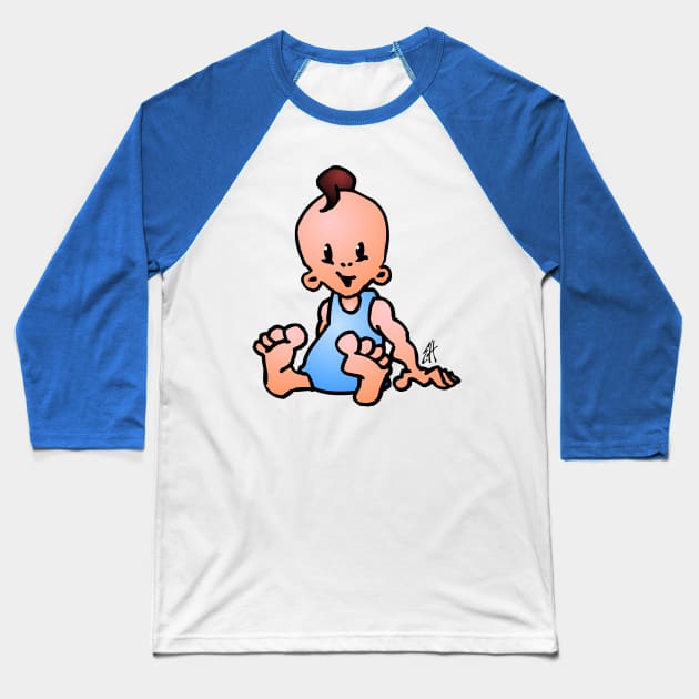 Baby boy Baseball T-Shirt by Cardvibes